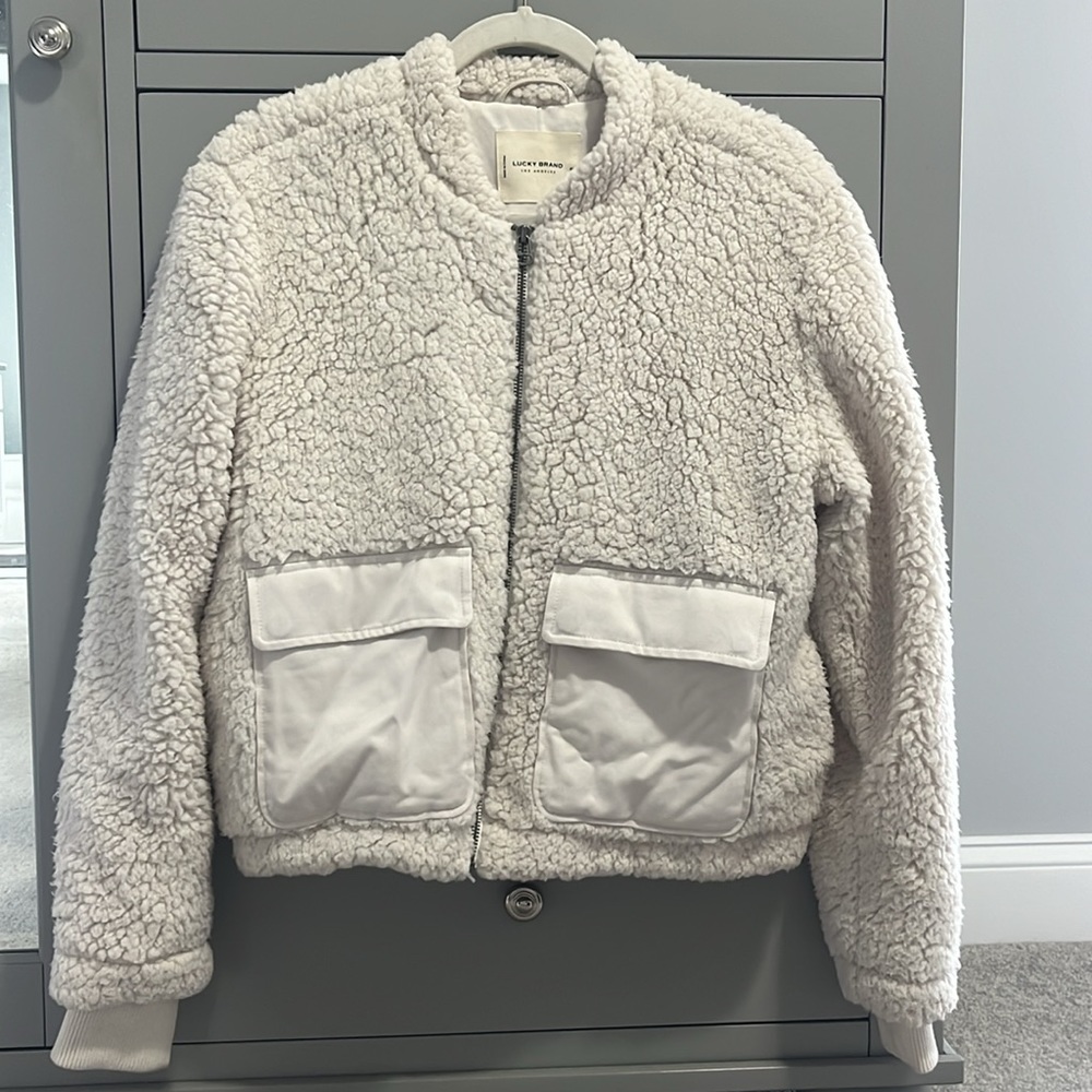 Lucky Brand Sherpa Jacket - Picture 2 of 9
